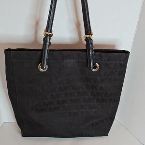 Michael Kors Black Monogram Tote - FINAL DROP